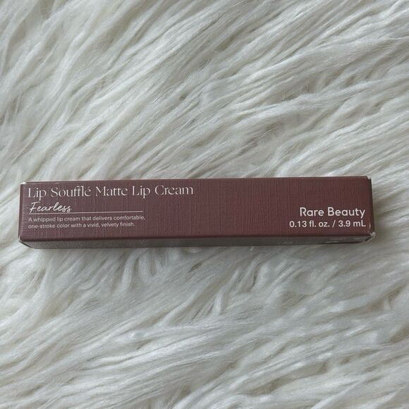 Rare Beauty by Selena Gomez Lip Souffle Matte Cream Lipstick Fearless - Picture 10 of 11